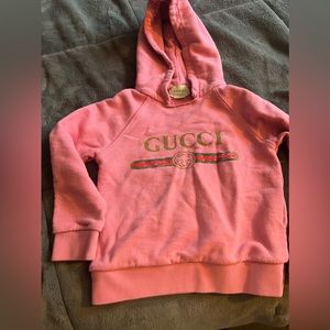 Gucci authentic kids hooded sweat shirt